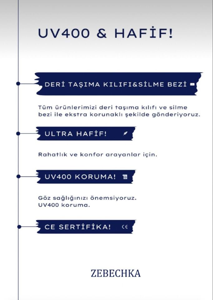 Zebechka ZEBECHKA 01 KAHVE GEOMETRİK Unisex Güneş Gözlük